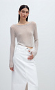 Knitted mesh top - BRUSNIKA. Women clothes