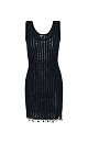 Dress with shell trim - BRUSNIKA. Women clothes