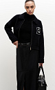 Knitted alpaca bomber jacket - BRUSNIKA. Women clothes