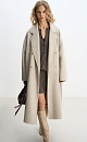 Double-breasted wool coat - BRUSNIKA. Women clothes