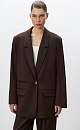 Basic side slits blazer - BRUSNIKA. Women clothes