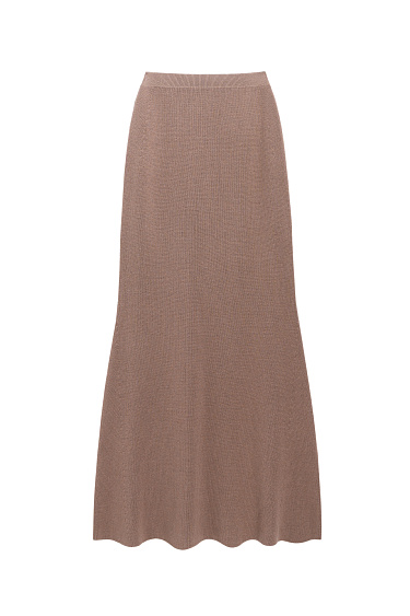 Knitted cotton maxi skirt - BRUSNIKA Women Clothes