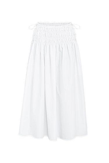 Skirt with gathered detail - BRUSNIKA Women Clothes