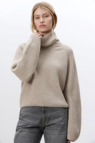 Alpaca wool knit jumper - BRUSNIKA Women Clothes
