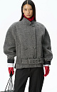 wool jacket with a raglan sleeve - BRUSNIKA. Women clothes