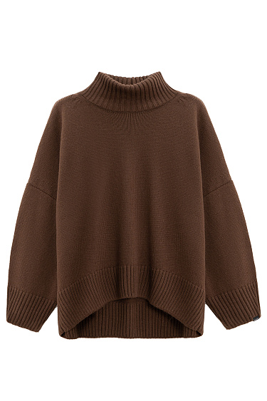 Voluminous alpaca wool jumper - BRUSNIKA Women Clothes