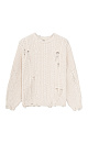 Grunge knit jumper - BRUSNIKA. Women clothes