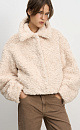 Short fur coat lined with synthetic padding - BRUSNIKA. Women clothes