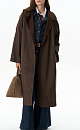 Single-breasted trench coat with a stand collar - BRUSNIKA. Women clothes