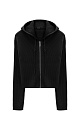 Rib knit cardigan with zipper - BRUSNIKA. Women clothes
