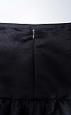 Satin balloon skirt with a yoke - BRUSNIKA. Women clothes