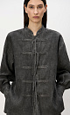 100% linen shirt with ties - BRUSNIKA. Women clothes