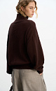 Fox-fur jumper with a high collar - BRUSNIKA. Women clothes