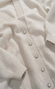 Long fox down cardigan - BRUSNIKA. Women clothes