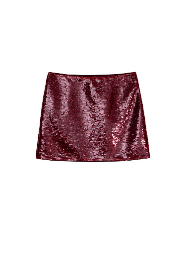 Mini skirt with sequins - BRUSNIKA Women Clothes