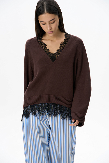 Lace Jumper - BRUSNIKA Women Clothes