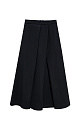 Midi skirt with diagonal pleats - BRUSNIKA. Women clothes