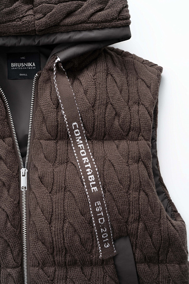 Quilted down vest - BRUSNIKA Women Clothes