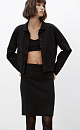 Mini skirt made of viscose - BRUSNIKA. Women clothes