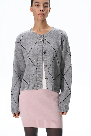 Cashmere and wool mini skirt - BRUSNIKA Women Clothes