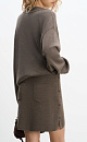 Knitted mini skirt with side closure - BRUSNIKA. Women clothes