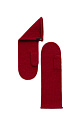 Mittens with fox down - BRUSNIKA. Women clothes