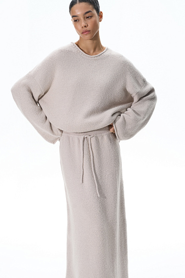 Alpaca wool maxi skirt - BRUSNIKA Women Clothes