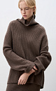 Ribbed cashmere and wool jumper - BRUSNIKA. Women clothes