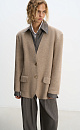 Cashmere jacket without lapels - BRUSNIKA. Women clothes