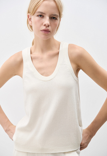 Cashmere and wool top - BRUSNIKA Women Clothes