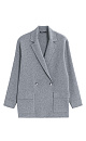 Knitted double-breasted jacket - BRUSNIKA. Women clothes