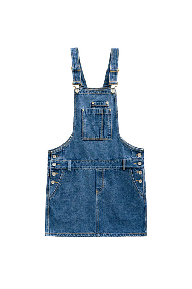 100% cotton denim jumpsuit - BRUSNIKA Women Clothes