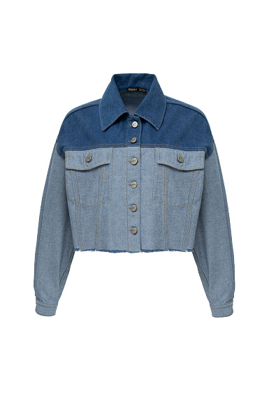 Cropped denim jacket - BRUSNIKA Women Clothes