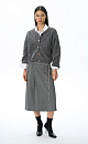 Fox-fur buttoned cardigan - BRUSNIKA. Women clothes