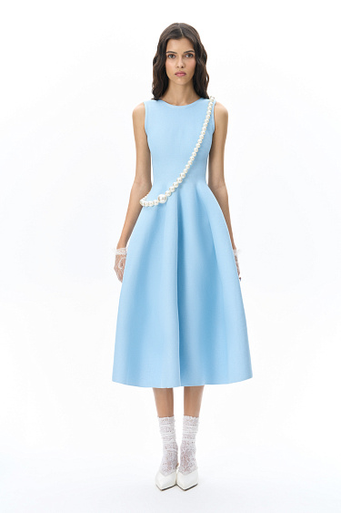 Lurex midi dress - BRUSNIKA Women Clothes