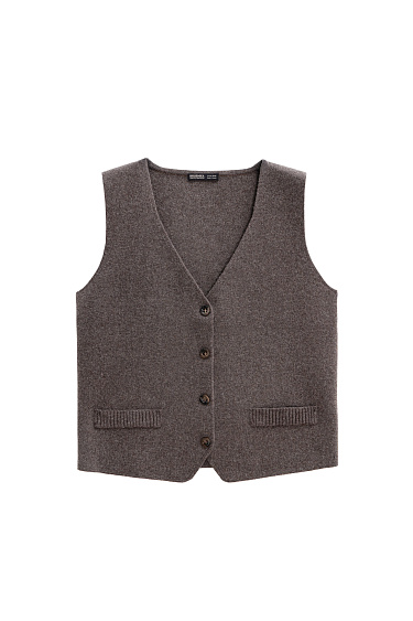 Wool and cashmere knit vest - BRUSNIKA Women Clothes