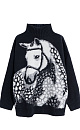 Horse Print Jumper - BRUSNIKA. Women clothes