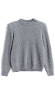 Jumper with shoulder pads - BRUSNIKA. Women clothes