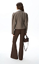 Flared suede trousers - BRUSNIKA. Women clothes