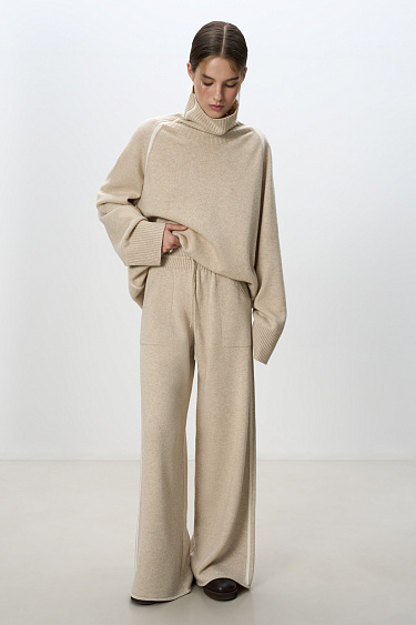 Knit wool-blend pants - BRUSNIKA Women Clothes
