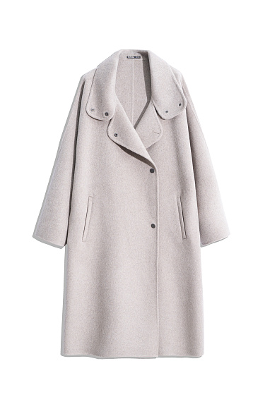 Coat with wide sleeves - BRUSNIKA Women Clothes