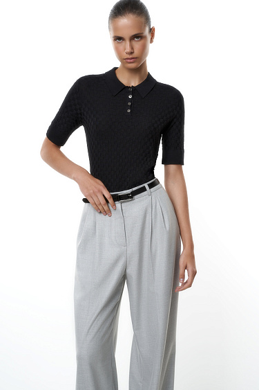 Knit T-shirt - BRUSNIKA Women Clothes