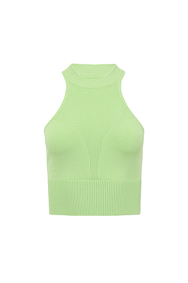 Top with mesh insert - BRUSNIKA Women Clothes