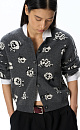 Floral print cardigan - BRUSNIKA. Women clothes