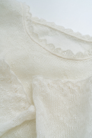 openwork turtleneck - BRUSNIKA Women Clothes