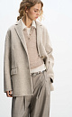 Single-breasted jacket-coat - BRUSNIKA. Women clothes