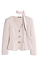 viscose jacket with accent buttons - BRUSNIKA. Women clothes