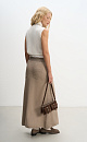Knitted vest with a high collar - BRUSNIKA. Women clothes