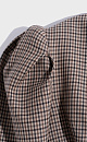 Checkered jacket with accent buttons - BRUSNIKA. Women clothes