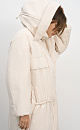 Long jacket with drawstring - BRUSNIKA. Women clothes